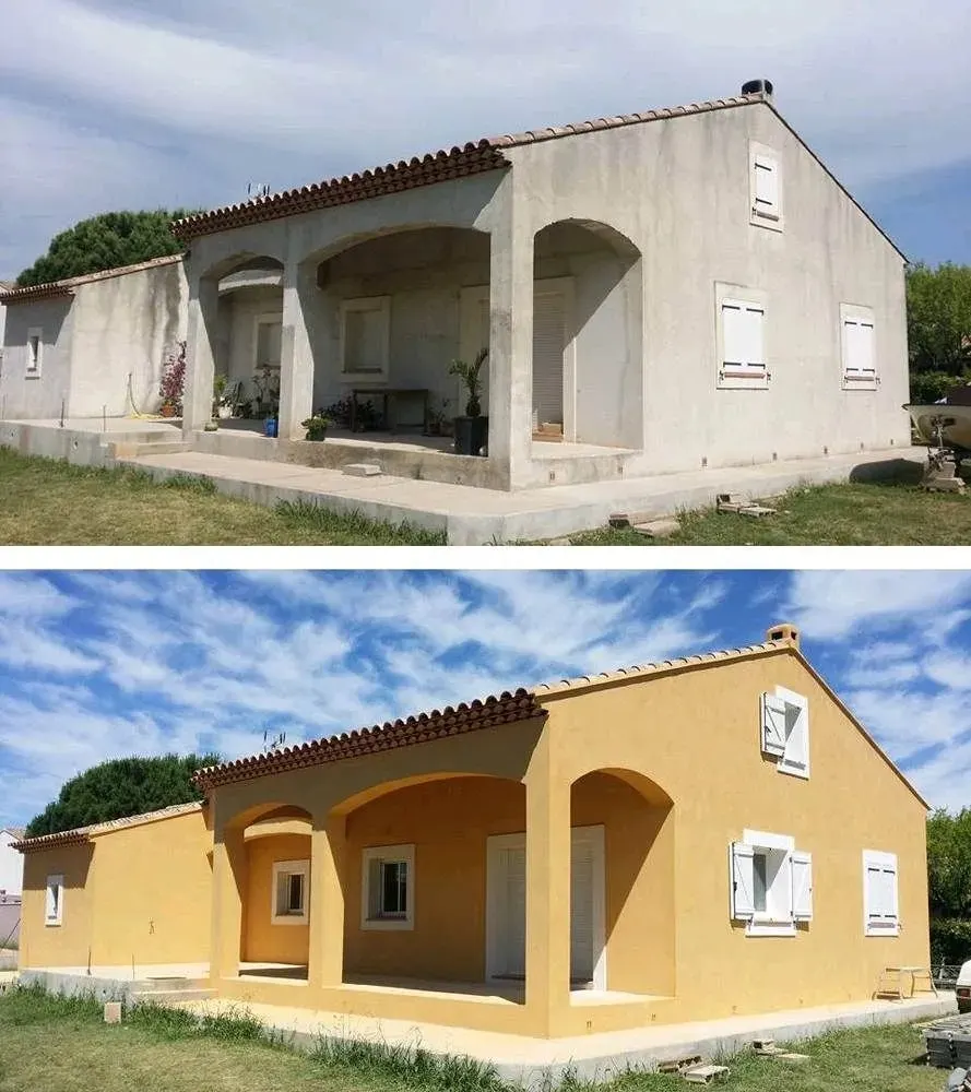 Vue aérienne des toits traditionnels en Limagne d'Aigueperse